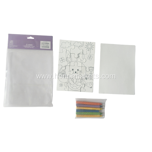 Easter 1PCS Puzzle with 6pcs crayon